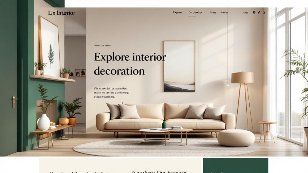 Значение качественного дизайна сайта для бизнеса в сфере декора интерьера