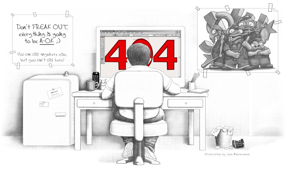 Страница с ошибкой 404